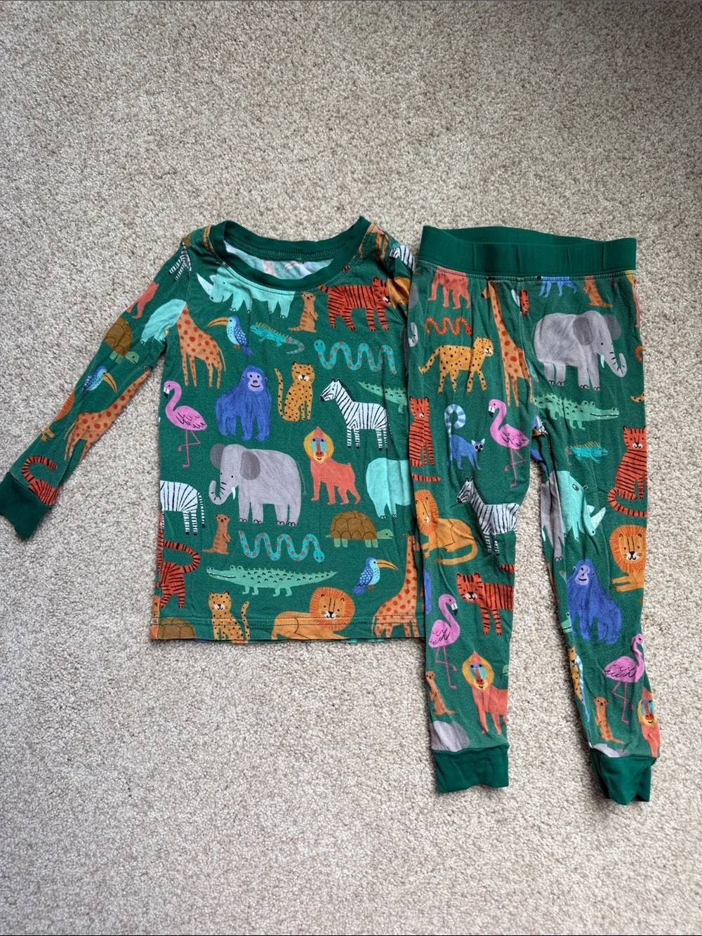 Little Sleepies Wild Zoo Two-Piece Pajama Set